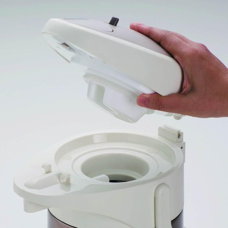 Phích giữ nhiệt Pearl Metal Air Pot 2.5L - Trắng - Hàng Nội Địa Nhật Bản nhập khẩu