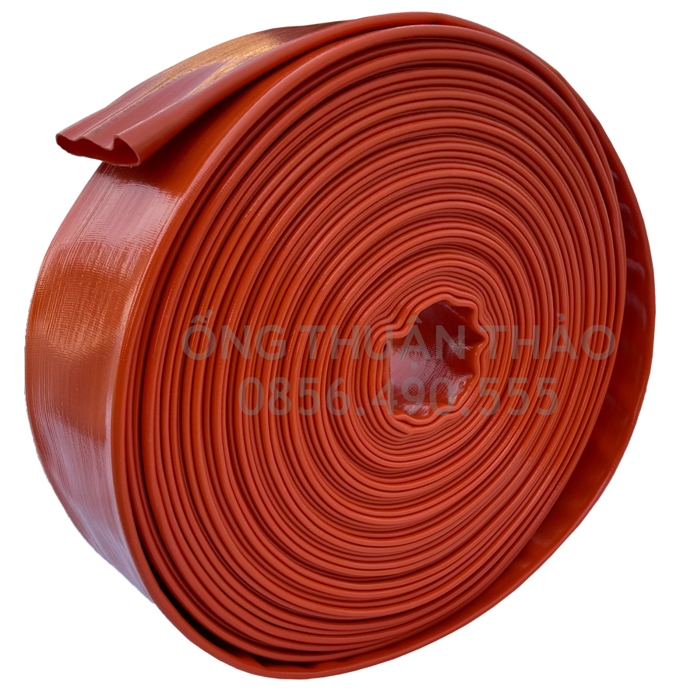 Ống bạt vàng cam phi 100MM cuộn 20M - Ống bạt mềm tải cát THUẬN THẢO