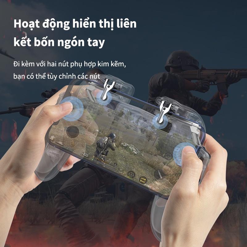 Quạt tản nhiệt điện thoại gaming sò lạnh BASIKE SRE07 tay cầm chơi game loại tản nhiệt không ồn ào - Hàng Nhập Khẩu