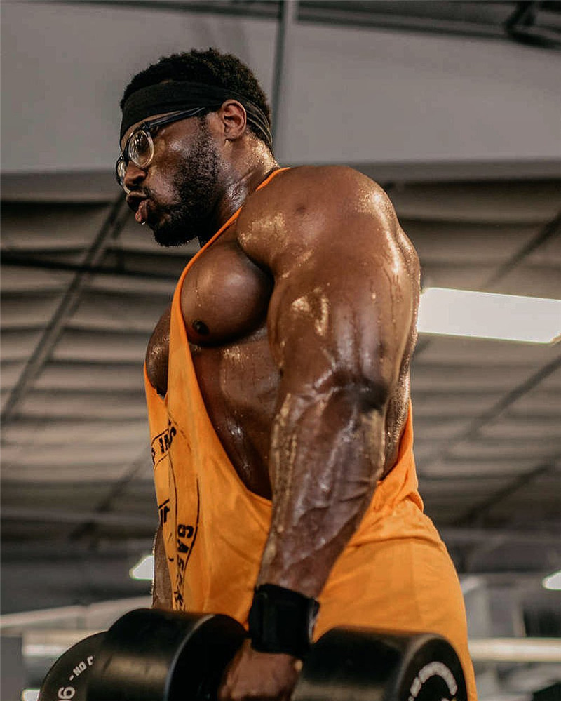 Áo ba lỗ tập gym nam dây nhỏ không viền GASP form rộng thấm mồ hôi