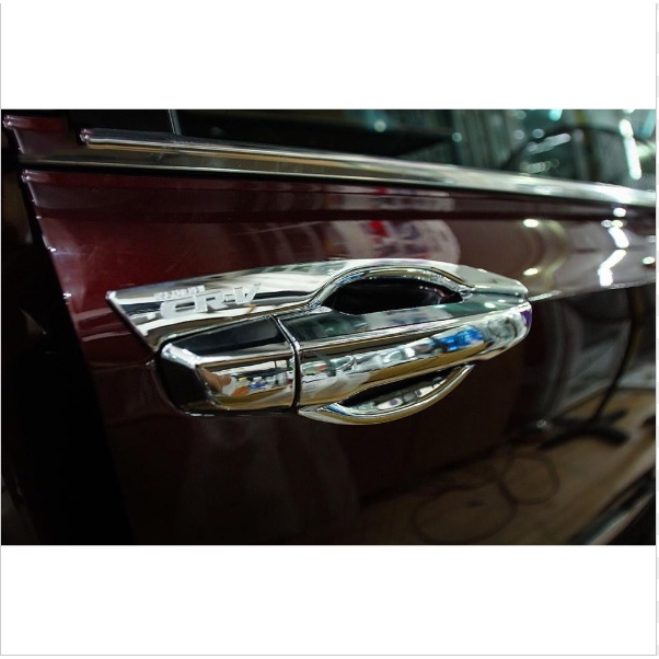 Full bộ ốp tay nắm và hõm cửa theo xe HONDA CRV 2022 mạ crom sáng bóng