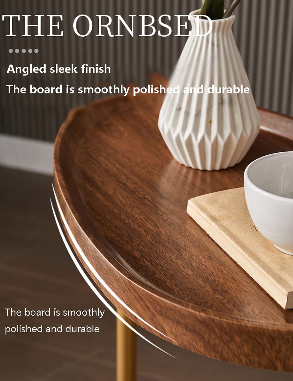 Bàn cà phê Farmhouse Accent Blister, C Tea Table, Oval Living Room Sofa Table