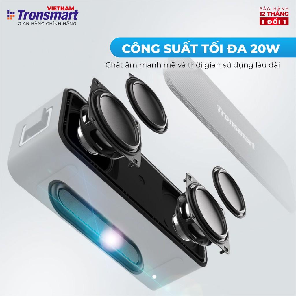 Loa Bluetooth 5.0 Tronsmart Element T2 Plus 20W Âm thanh vòm 360 - Hàng chính hãng - Bảo hành 12 tháng 1 đổi 1