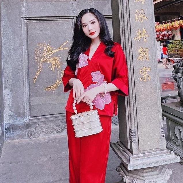 ĐỒ LAM ĐI CHÙA Mẫu Hoa Gen