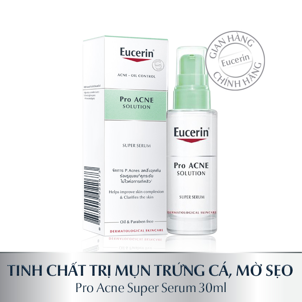 Tinh Chất Dưỡng Giảm Mụn, Mờ Sẹo Eucerin Pro Acne Super Serum 30ml