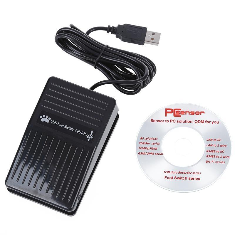Công Tắc Bàn Đạp Chân USB Điều Khiển Bằng Chân Hỗ Trợ Chơi Game Trên Máy Tính PC Mới USB