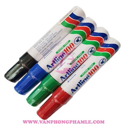 Bút Lông Dầu Artline Ek - 100 - Đỏ
