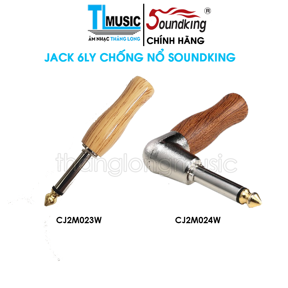 Jack 6 Ly  SoundKing CJ2M023W và CJ2M024W - Hàng Chính Hãng - CJ2M024W jack cong