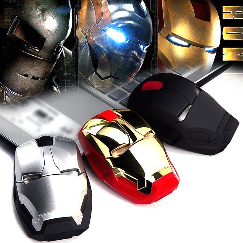 Người Sắt Chuột Không Dây Chơi Game Chuột Game Thủ Nút Tắt Mở Silent Click 800/1200/1600 / 2400DPI Có Thể Điều Chỉnh Chuột Máy Tính