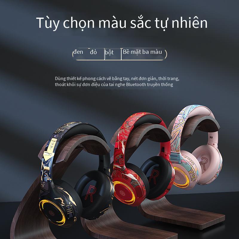 Tai nghe bluetooth gắn trên đầu phong cách mới nhất Tai nghe khử tiếng ồn ANC Tai nghe không dây MP3 tai nghe trò chơi khử tiếng ồn