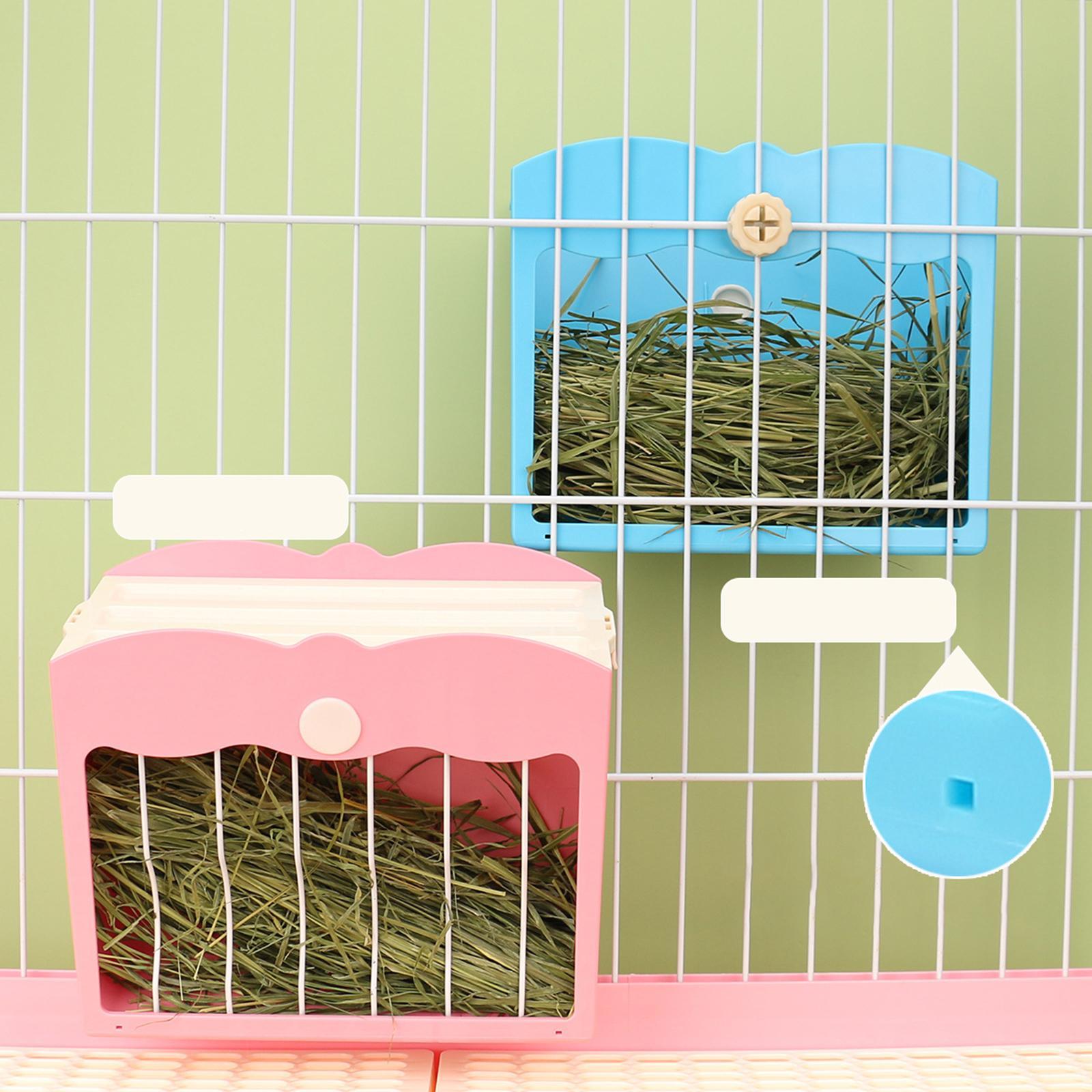 Rabbit Hay Feeder Rabbit Feeder Durable Hay Holder Feeding Manger for Bunny Hedgehog Ferret Small Animals Guinea Pig