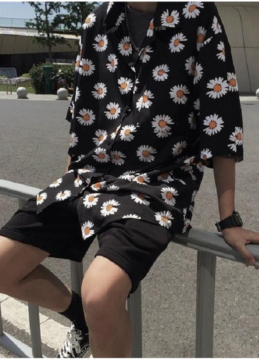 Khoác sơ mi bông cúc
