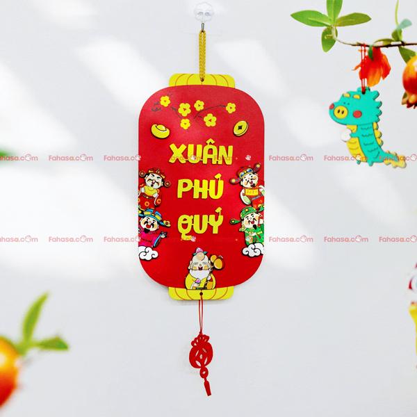 Bảng Gỗ Chữ Xuân Phú Quý - Trang Trí Tết - Bách Mộc