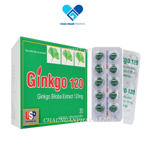 Viên bổ não GINKGO 120 USP Hộp 30 viên