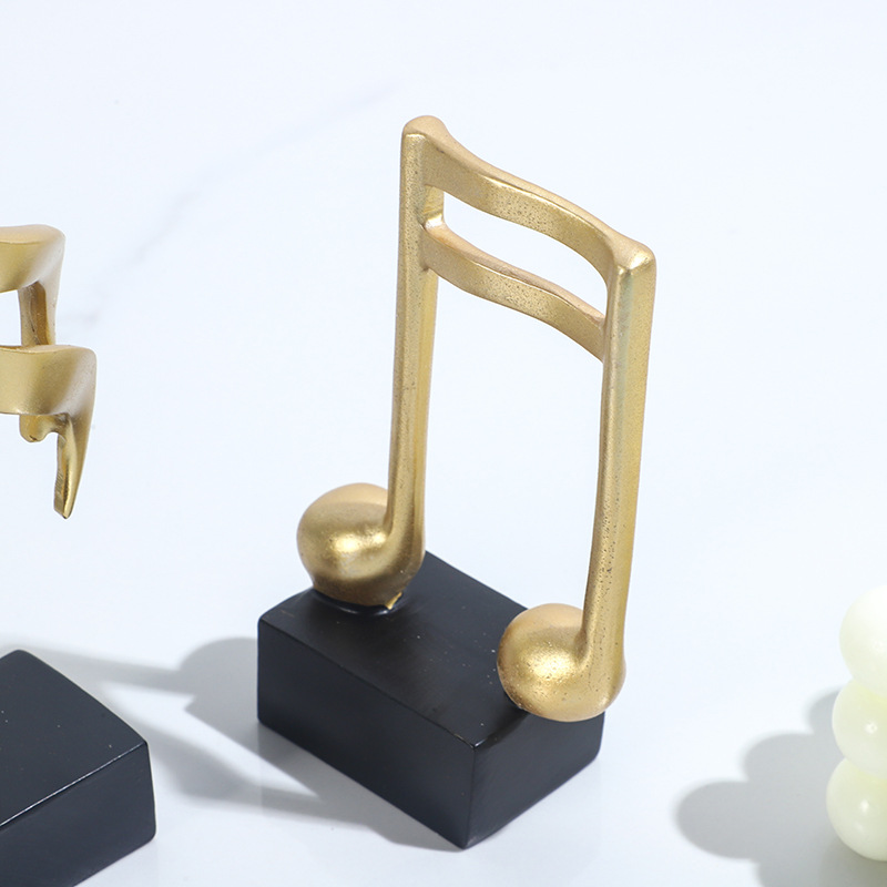 Nhấn chuột lên hình để phóng to Mô hình 3 nốt nhạc, khoá sol mạ đồng bàn làm việc decor trang trí nhà cửa - Hàng chính hãng