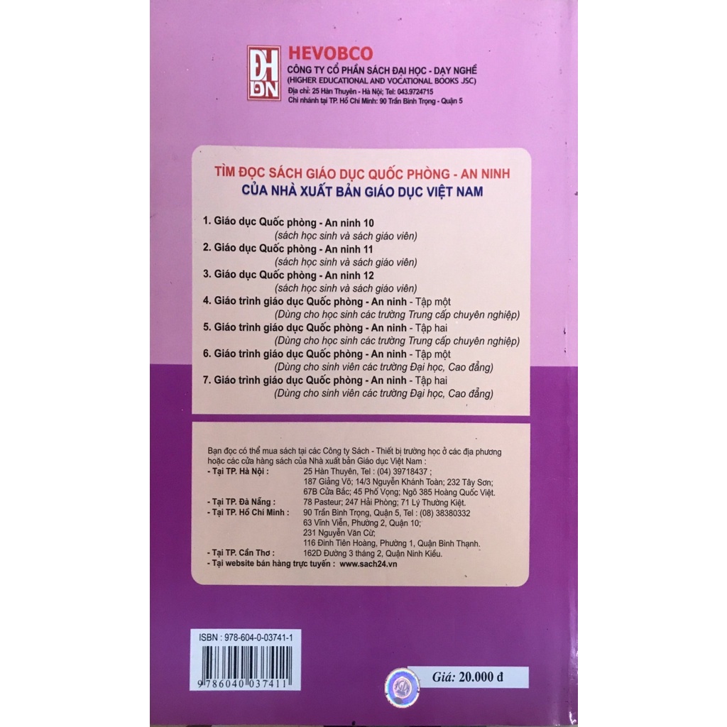 Giáo Trình Giáo Dục Quốc Phòng - An Ninh Tập 2