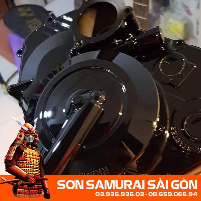 Combo sơn SAMURAI 109 ĐEN BÓNG chính hãng - Sơn phun xe máy SAMURAI SÀI GÒN