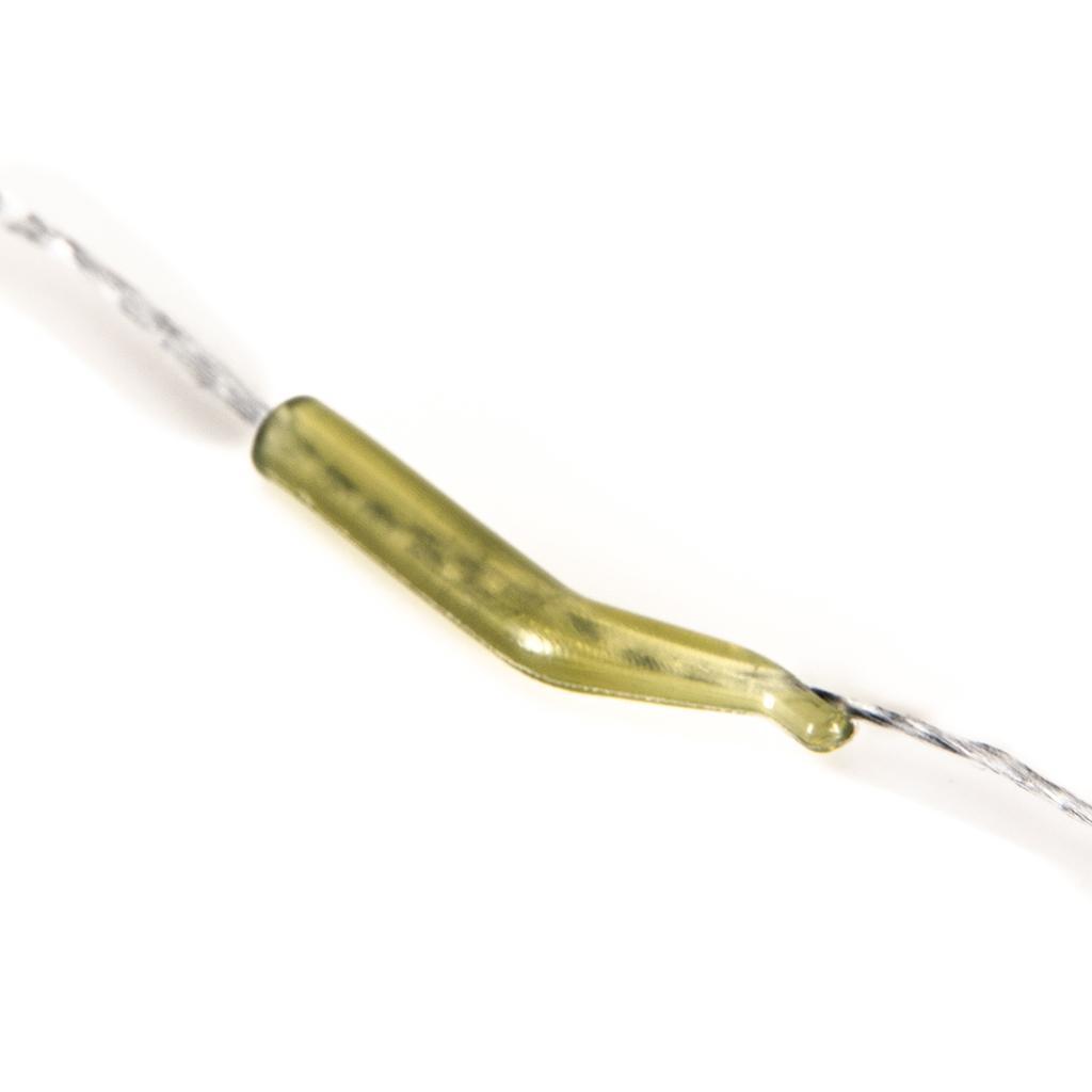 50pcs 20mm Carp Fishing Hook Sleeve Tube Hair Rig Line Aligner Sleeves Hose