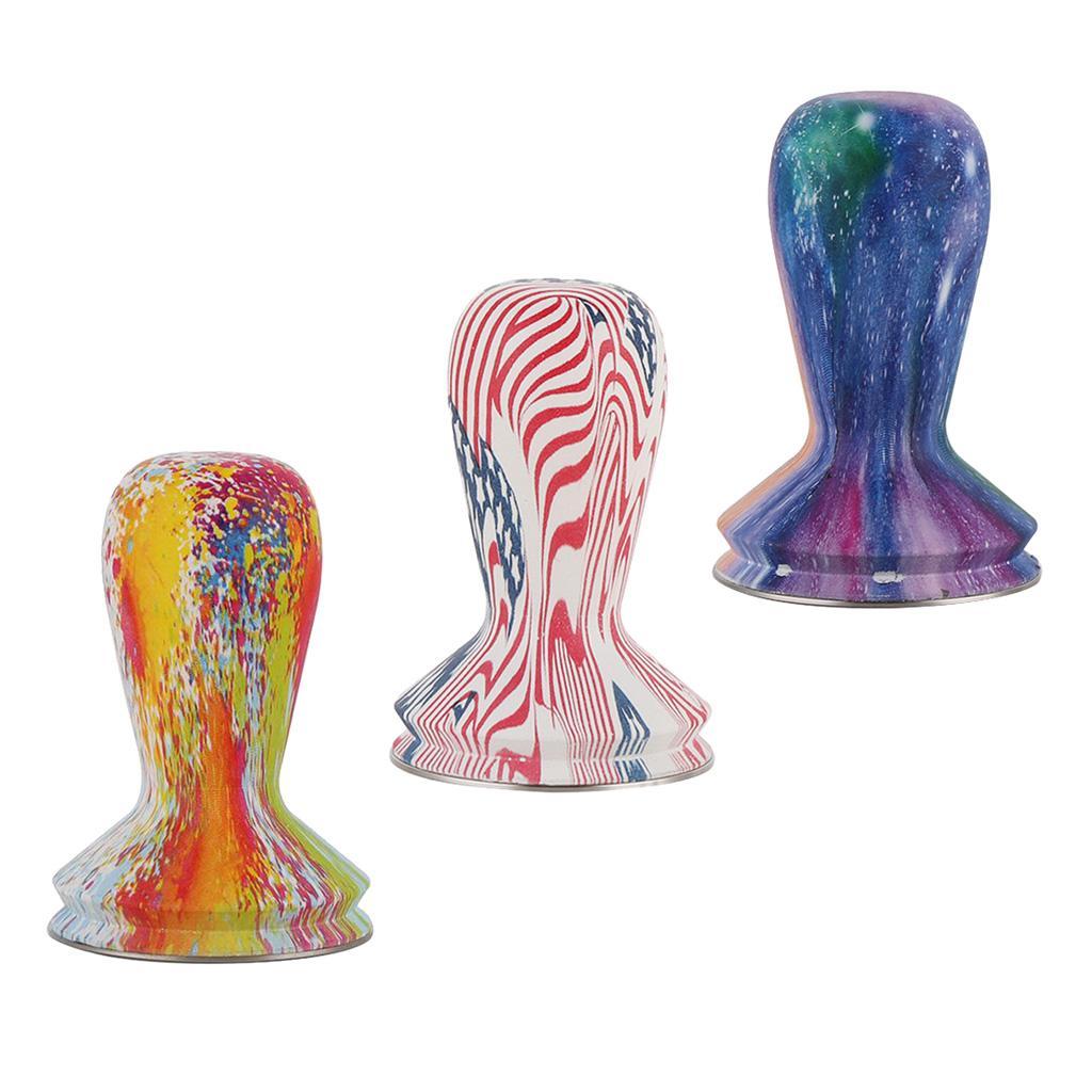 Stainless Steel Coffee Tamper Machine Espresso Press Flat Base