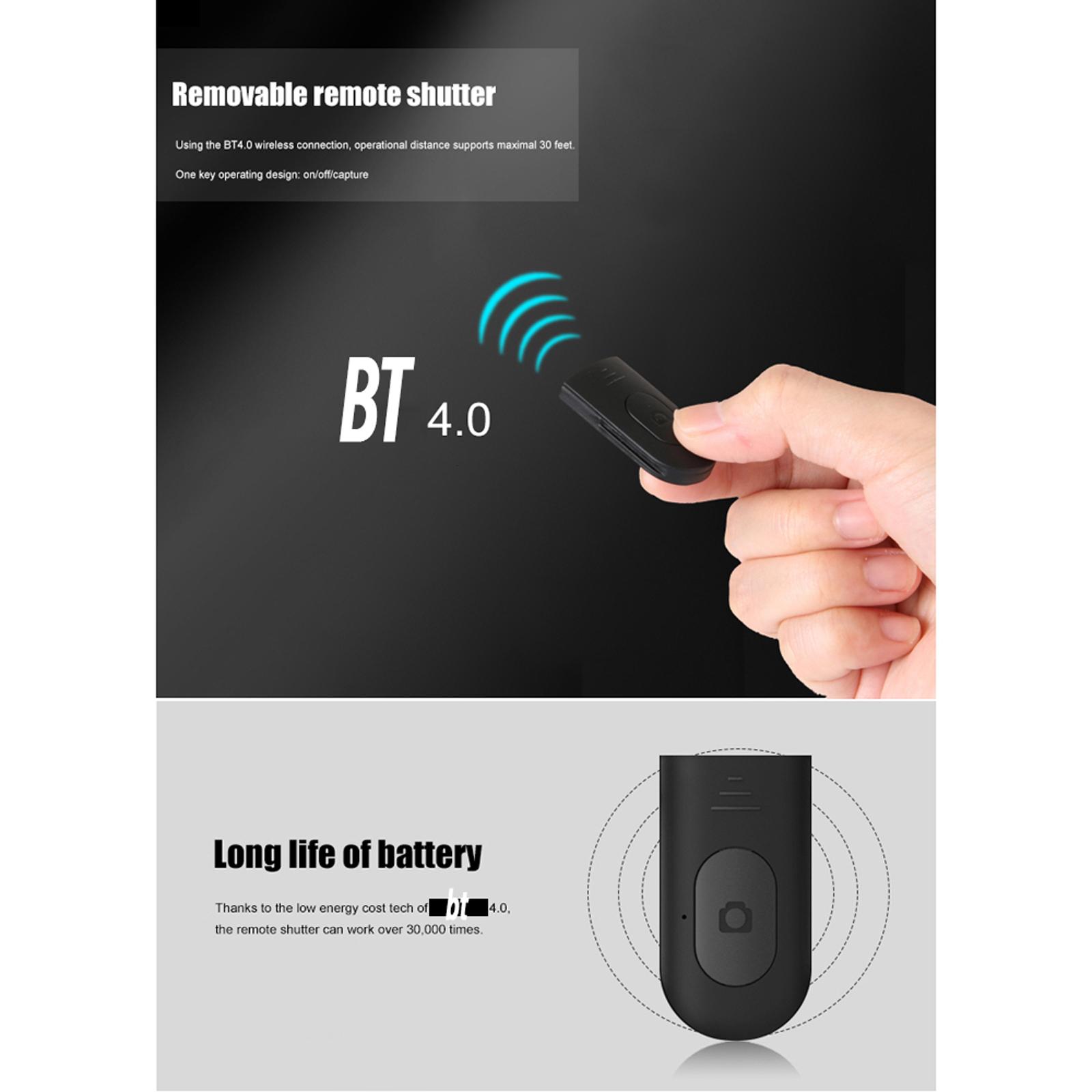 Gậy chụp ảnh tự sướng BT không dây đa chức năng cho điện thoại di động Giá ba chân cầm tay có thể gập lại,chân máy Mini có thể mở rộng