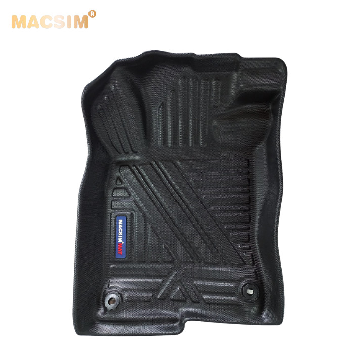 Thảm lót sàn xe ô tô Honda Civic 2022 Nhãn hiệu Macsim chất liệu nhựa TPV cao cấp màu đen