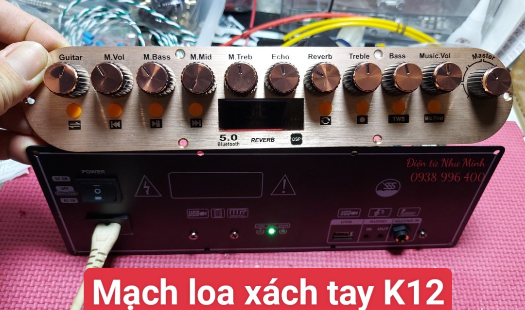 MẠCH LOA KÉO XÁCH TAY K12