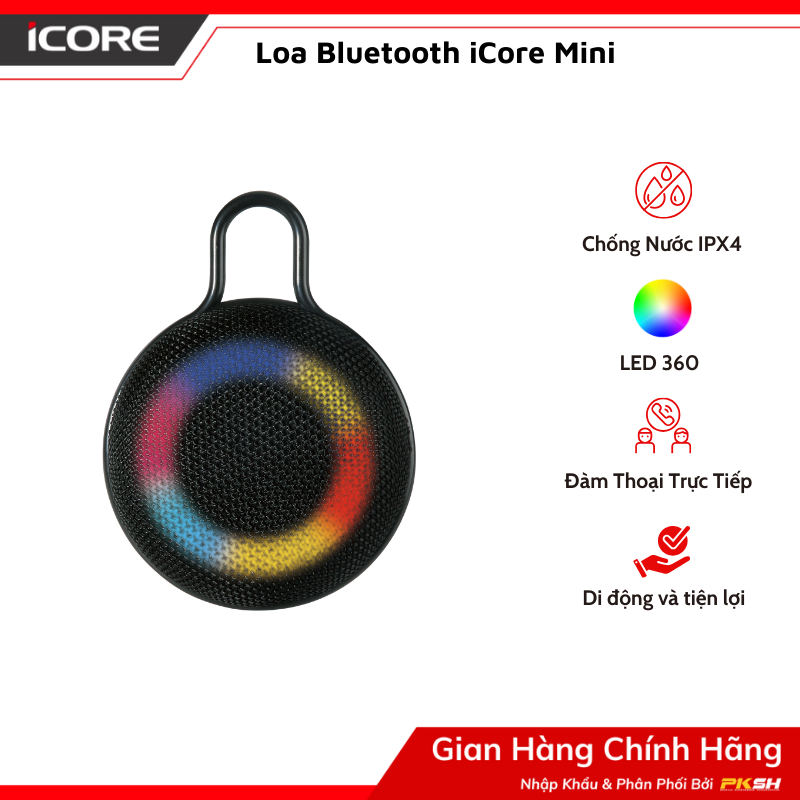 Loa Bluetooth iCore mini - Hàng chính hãng