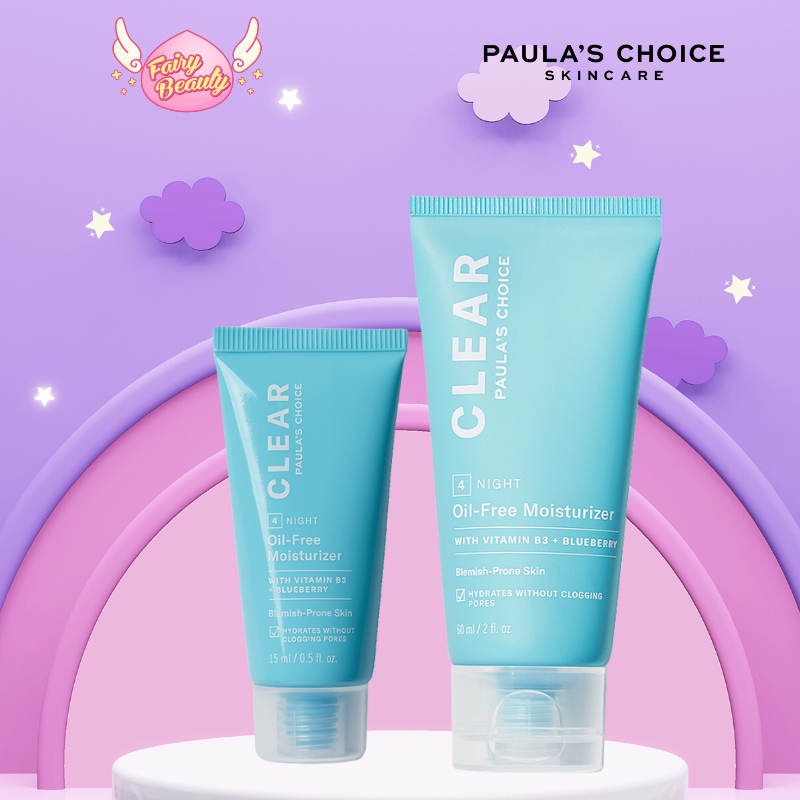 Kem dưỡng đêm không chứa dầu dành cho da mụn Paula's Choice Clear Oil - Free Moisturizer
