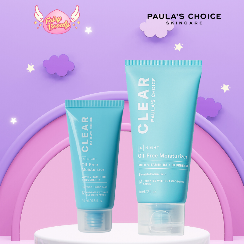 Kem dưỡng đêm không chứa dầu dành cho da mụn Paula's Choice Clear Oil - Free Moisturizer (Mã 3800)