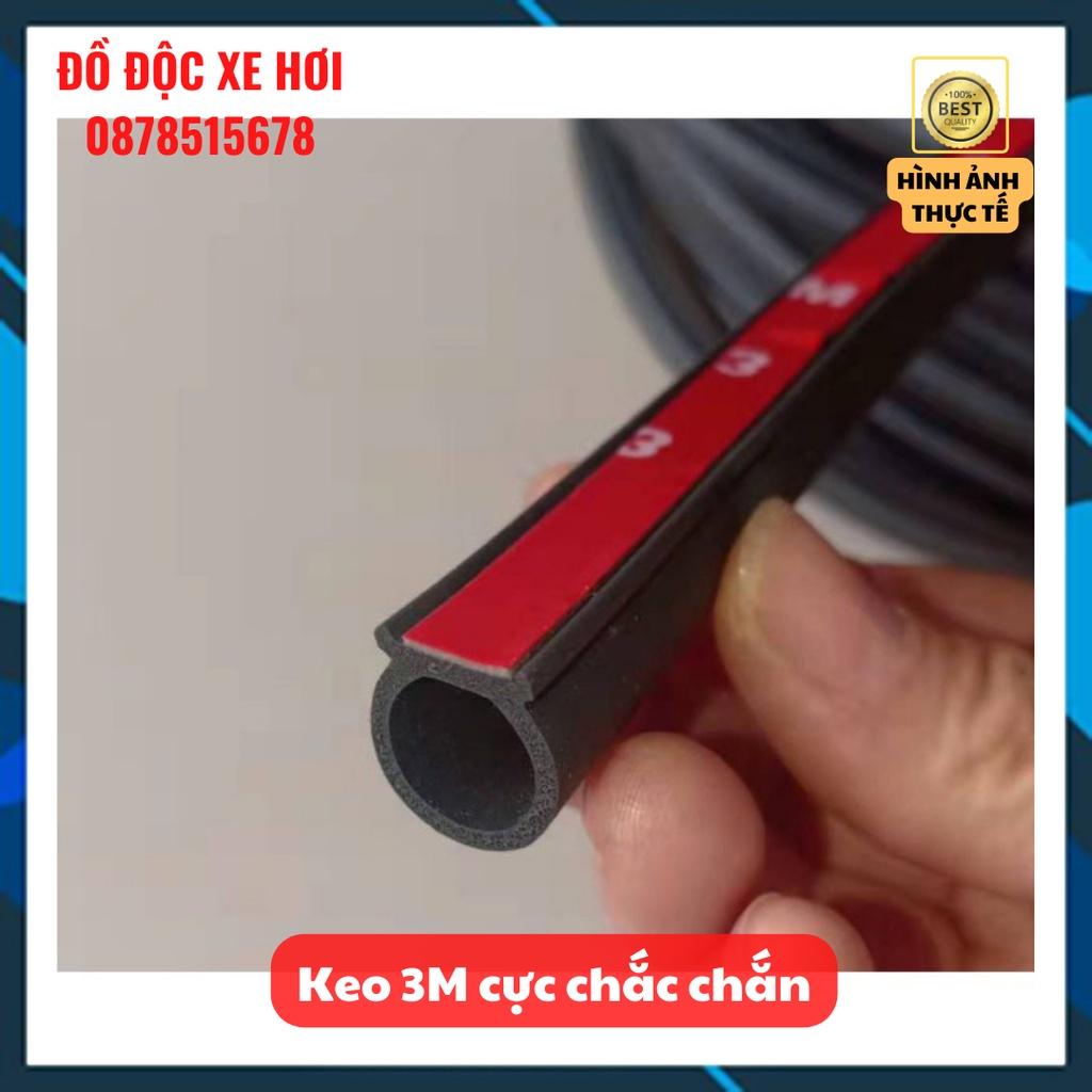 Combo Bộ 15 Mét Gioăng, Ron Cao Su Chữ D Loại to Dán Đủ Xe 4,5 Chỗ, 7 Chỗ Chống Ồn, Giữ Nhiệt Xe Hơi