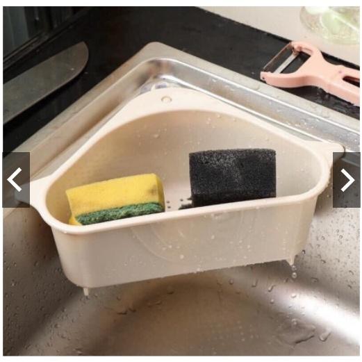 Giỏ tam giác treo bồn rửa đựng đồ khay đựng đồ rửa chén tiện dụng