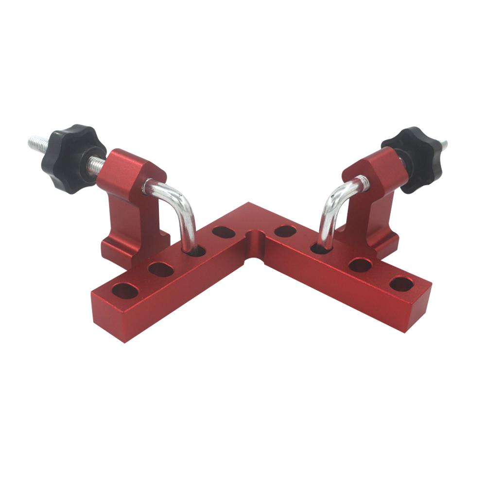 Woodworking Tool Square 90 ° Right Angle Clamp Woodworking Fixed Fixture Woodworking Adjustable Corner Clamping Ruler