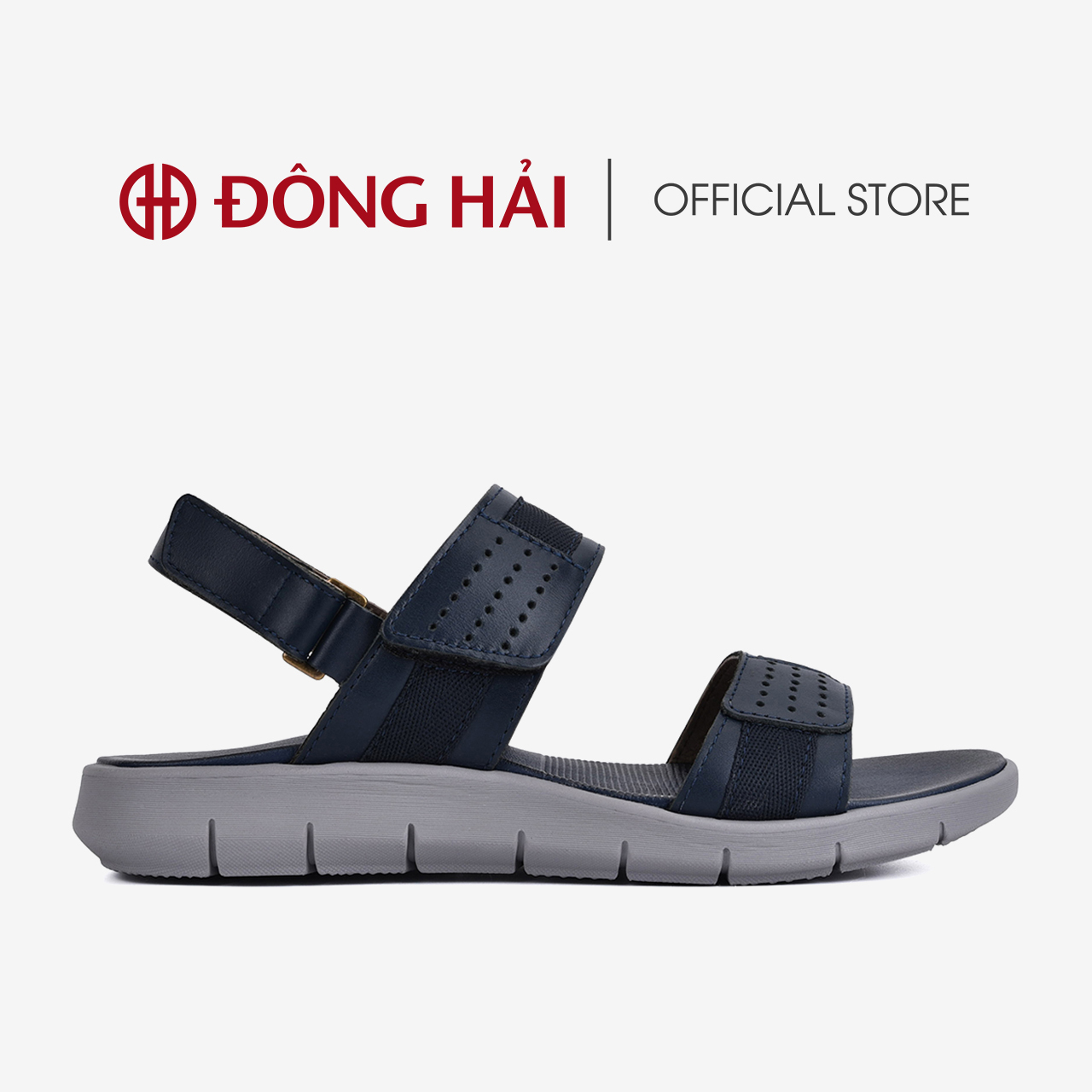 Sandal da bò Đông Hải thiết kế 2 quai ngang trẻ trung - S3210