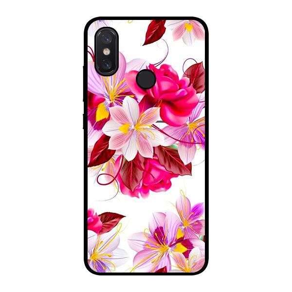 Ốp lưng dành cho điện thoại Xiaomi Mi 8 Hoa Hồng 1