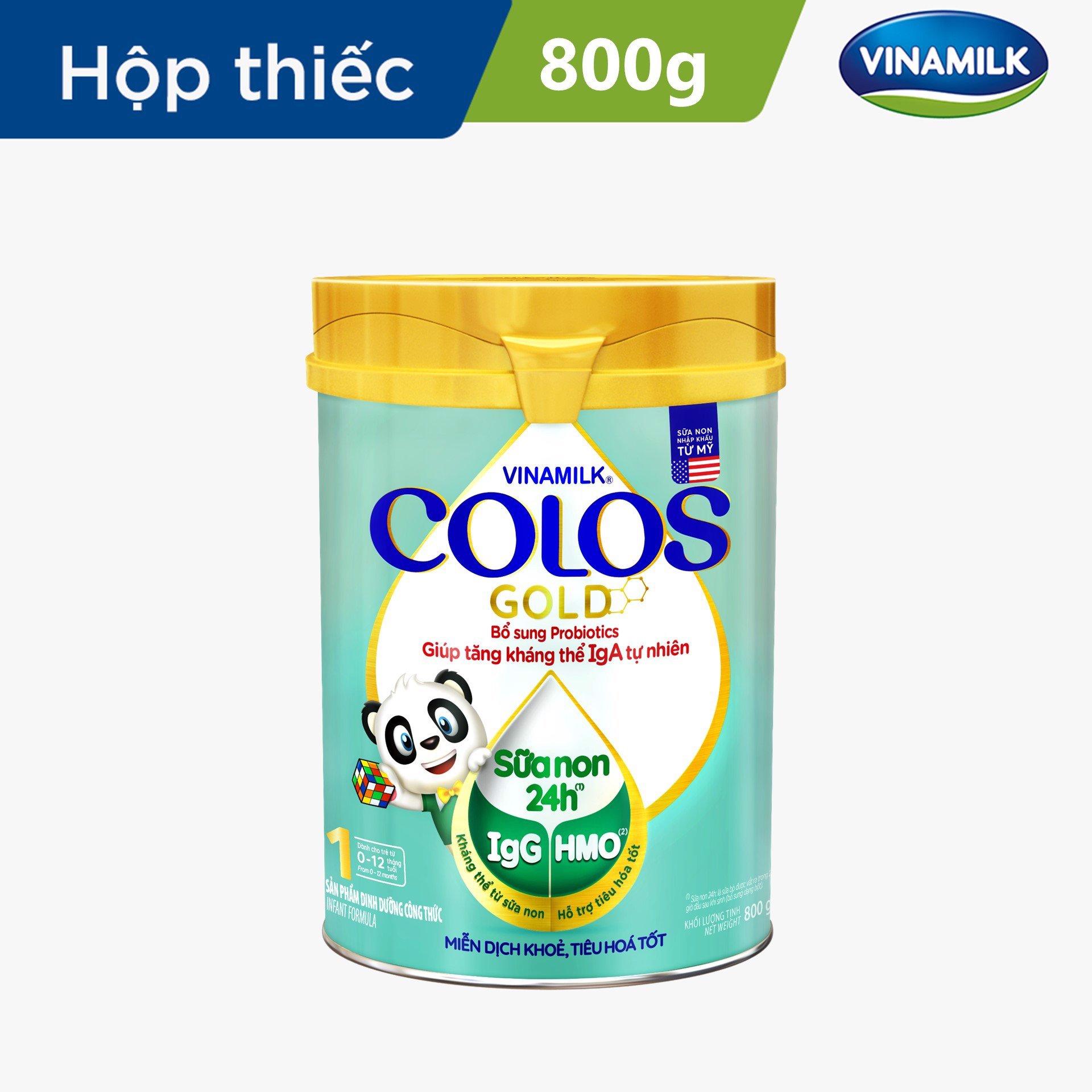 Sữa bột Vinamilk ColosGold 1 - lon 800g (cho trẻ từ 0 - 1 tuổi)