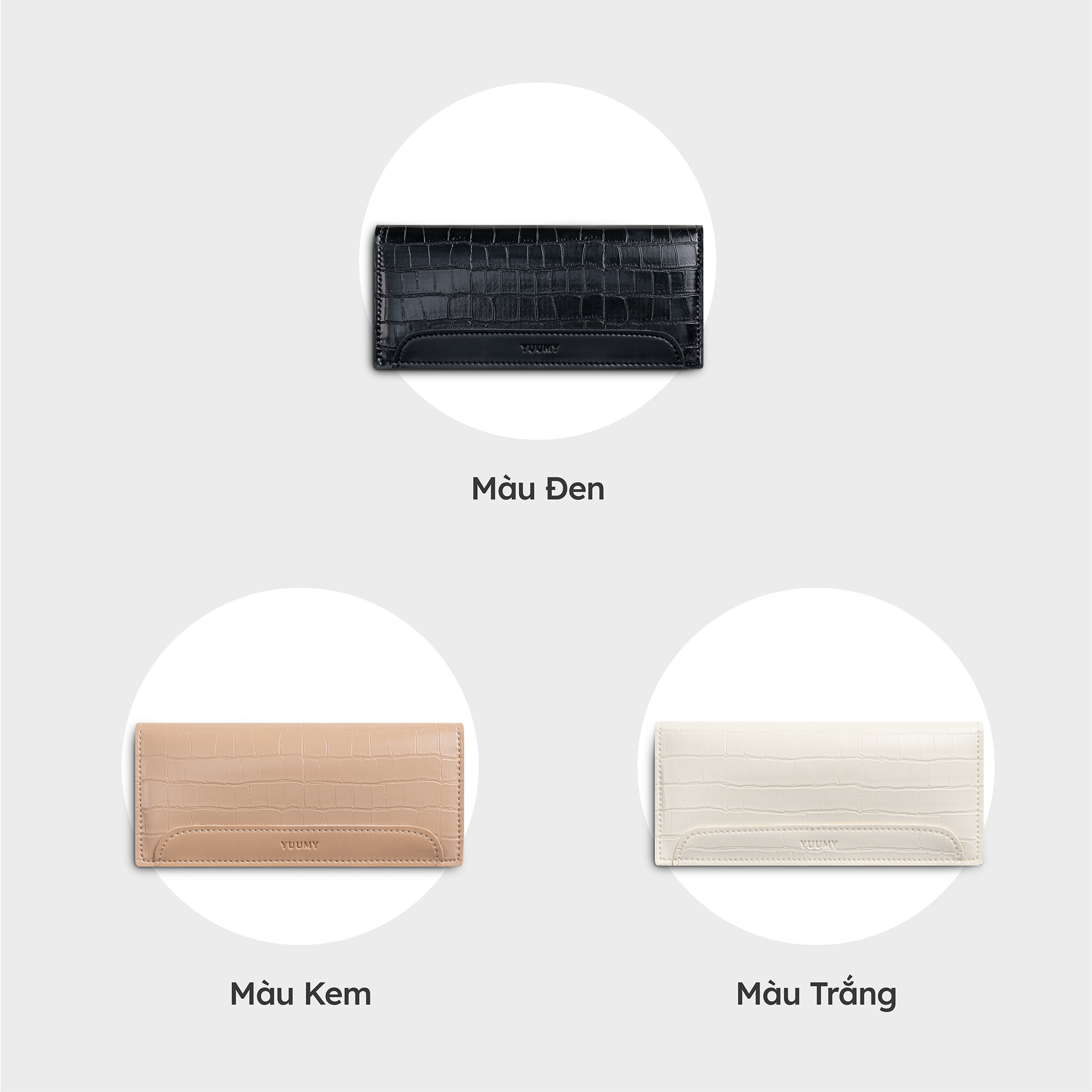 Ví Yuumy ( Thời trang nữ dáng dài nắp gập xinh xắn - Ví da Seasand YV90 )