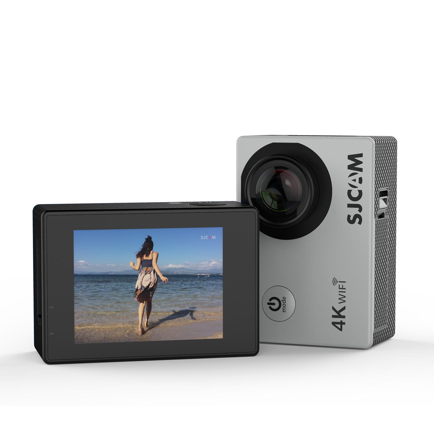 Camera hành động SJCAM SJ4000 AIR Silver 4K@30FPS WIFI Zoom kỹ thuật số 4x Máy quay video thể thao DV chống nước
