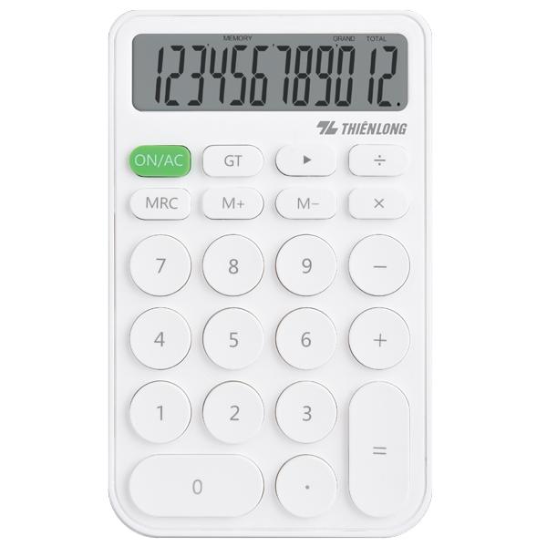 Máy Tính Văn Phòng Flexio - Thiên Long CAL-009 - Màu Trắng
