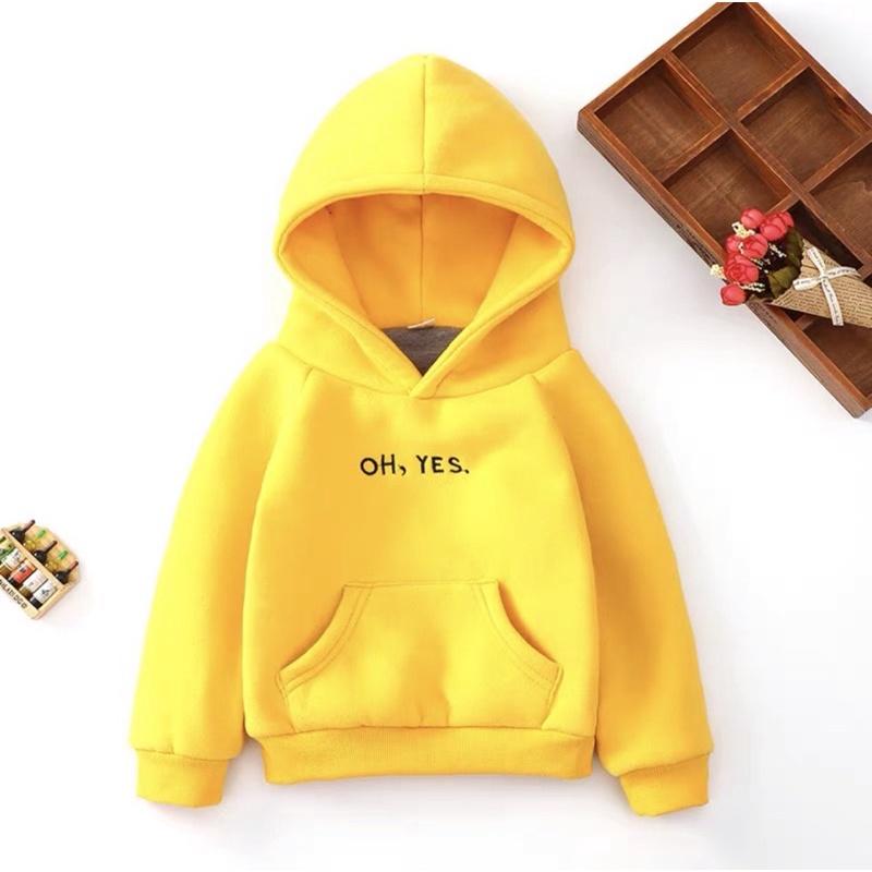 Áo hoodie Con Xinh form rộng nỉ trẻ em OH YES,thời trang thu đông trẻ em từ 4 đến 8 tuổi