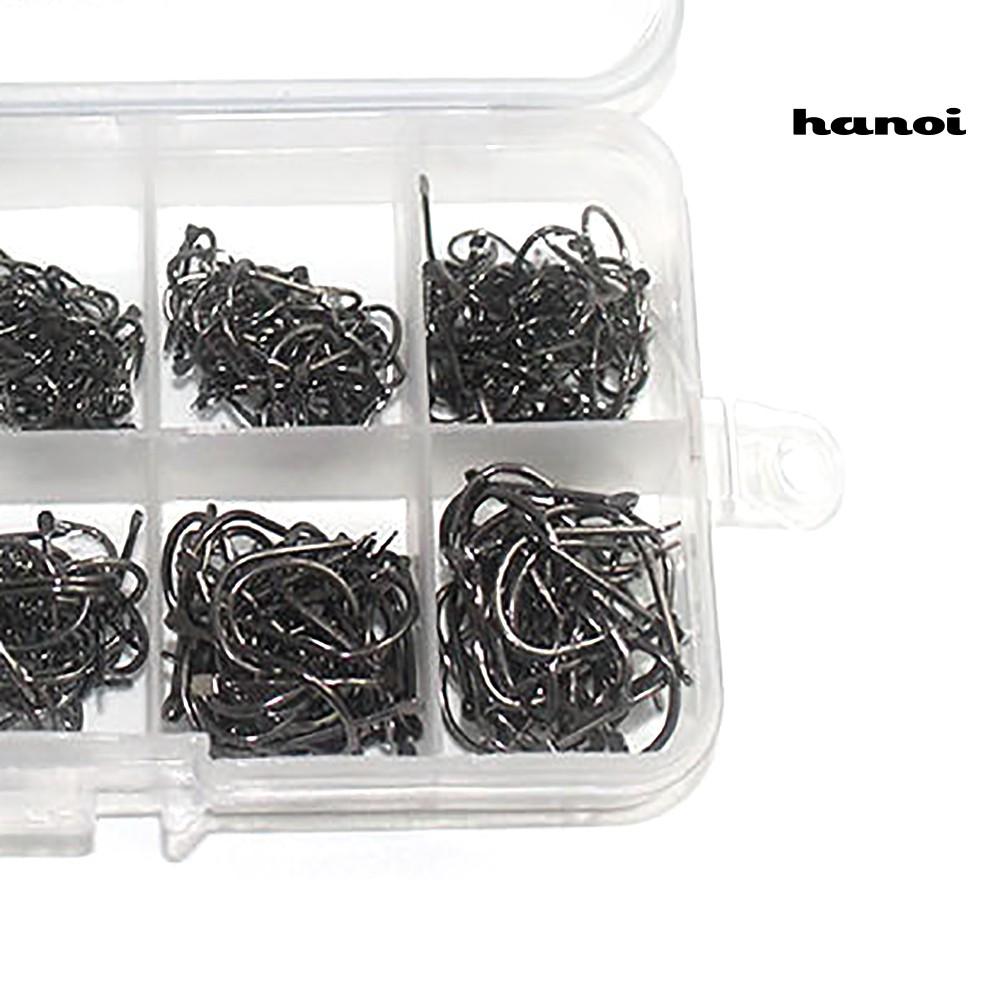 Set 500 Lưỡi Câu Cá Bằng Thép Carbon Cao Cấp