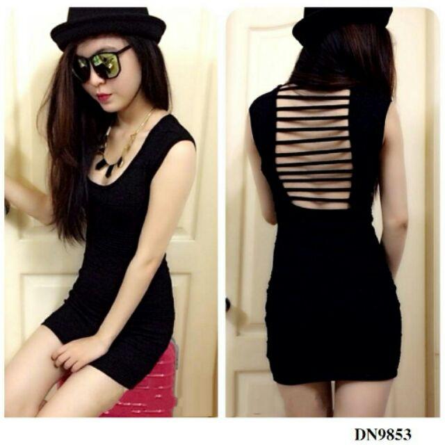 Đầm body dây lưng