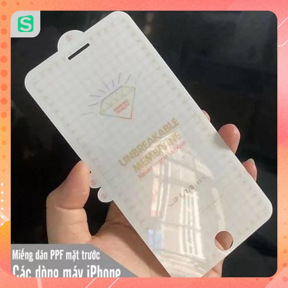 Miếng dán PPF chống vân tay cho iPhone từ 7 đến 12 Pro Max