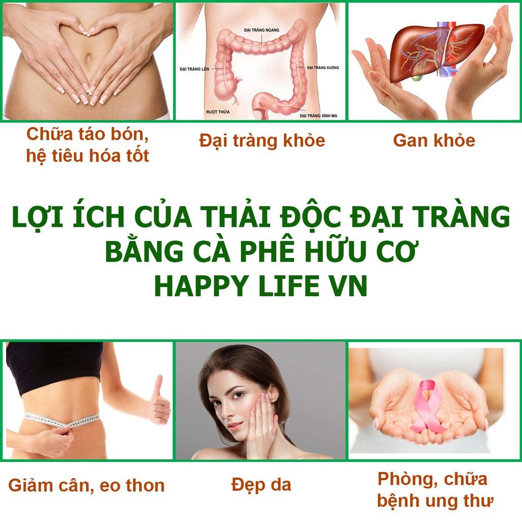 Bộ Thải Độc Đại Tràng Bằng Cà Phê Hữu Cơ - Liệu Trình 7 Ngày ( Coffee Enema )