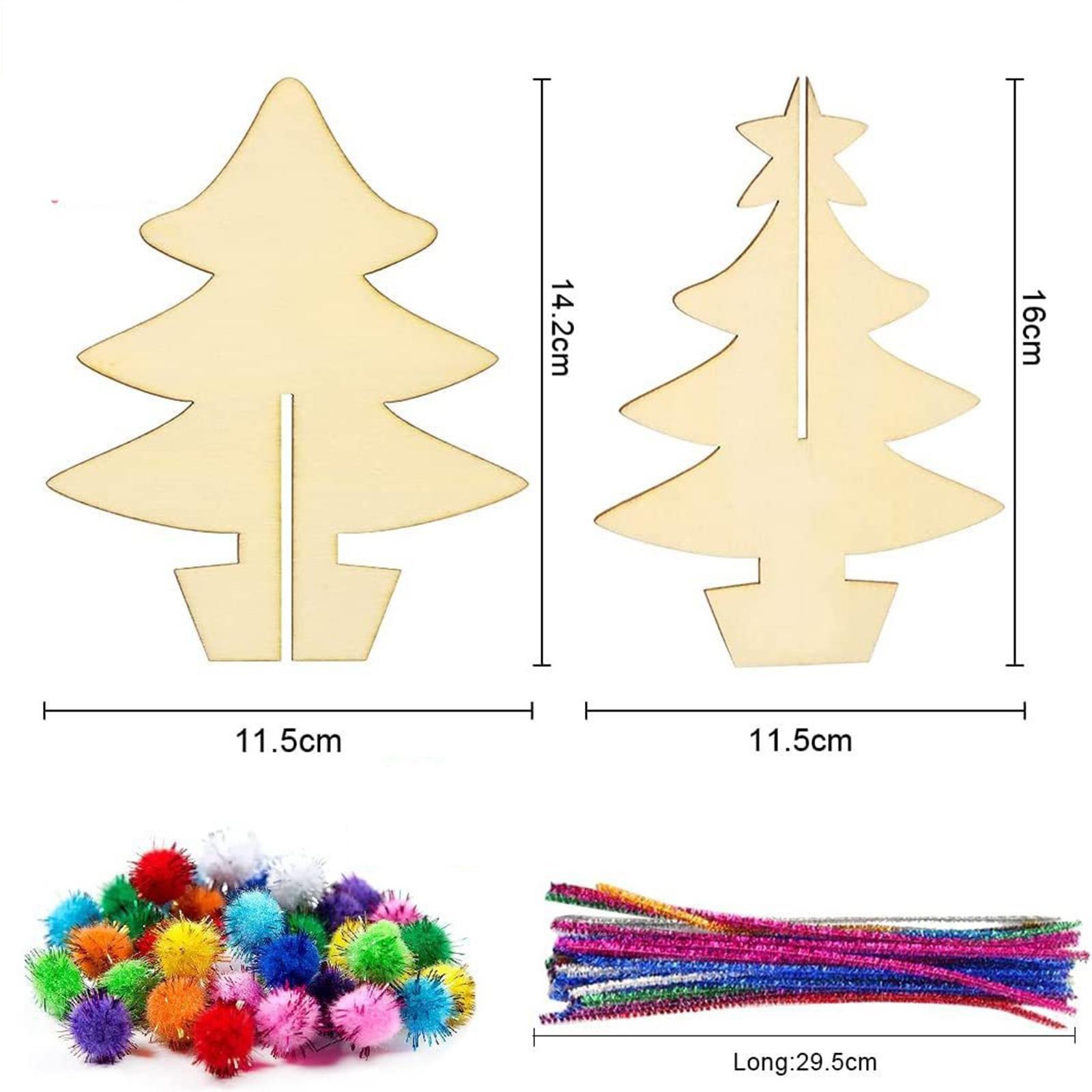 Christmas  Slices Painting Set DIY Paint Set for Holiday Decoration