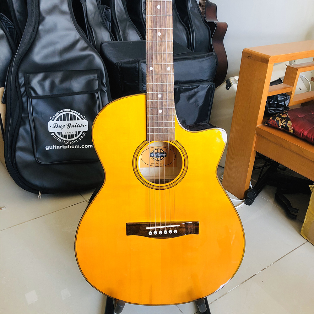 Đàn Guitar Acoustic DVE70Ya - Màu Vàng