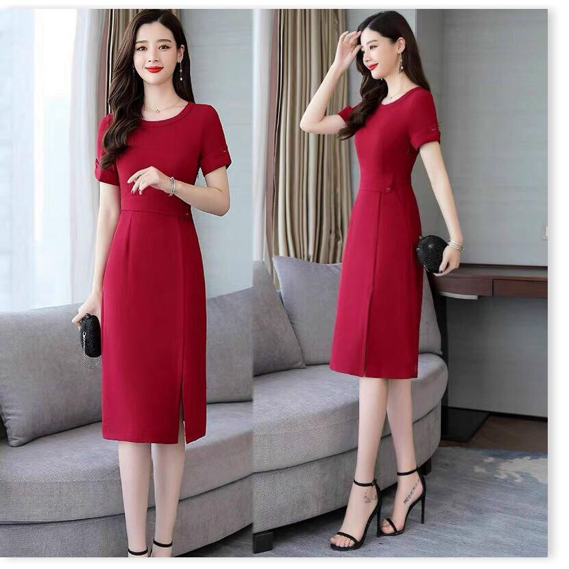 ĐẦM COTTON LỤA DÁNG SUÔNG MÁT LẠNH THỜI TRANG VINA 1HIT FASHION