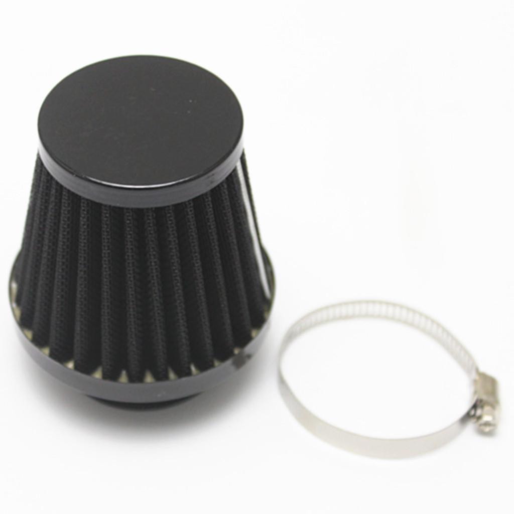 Black 50mm Air Intake Filter for Universal Motorcycle Dirt Bike ATV Quad