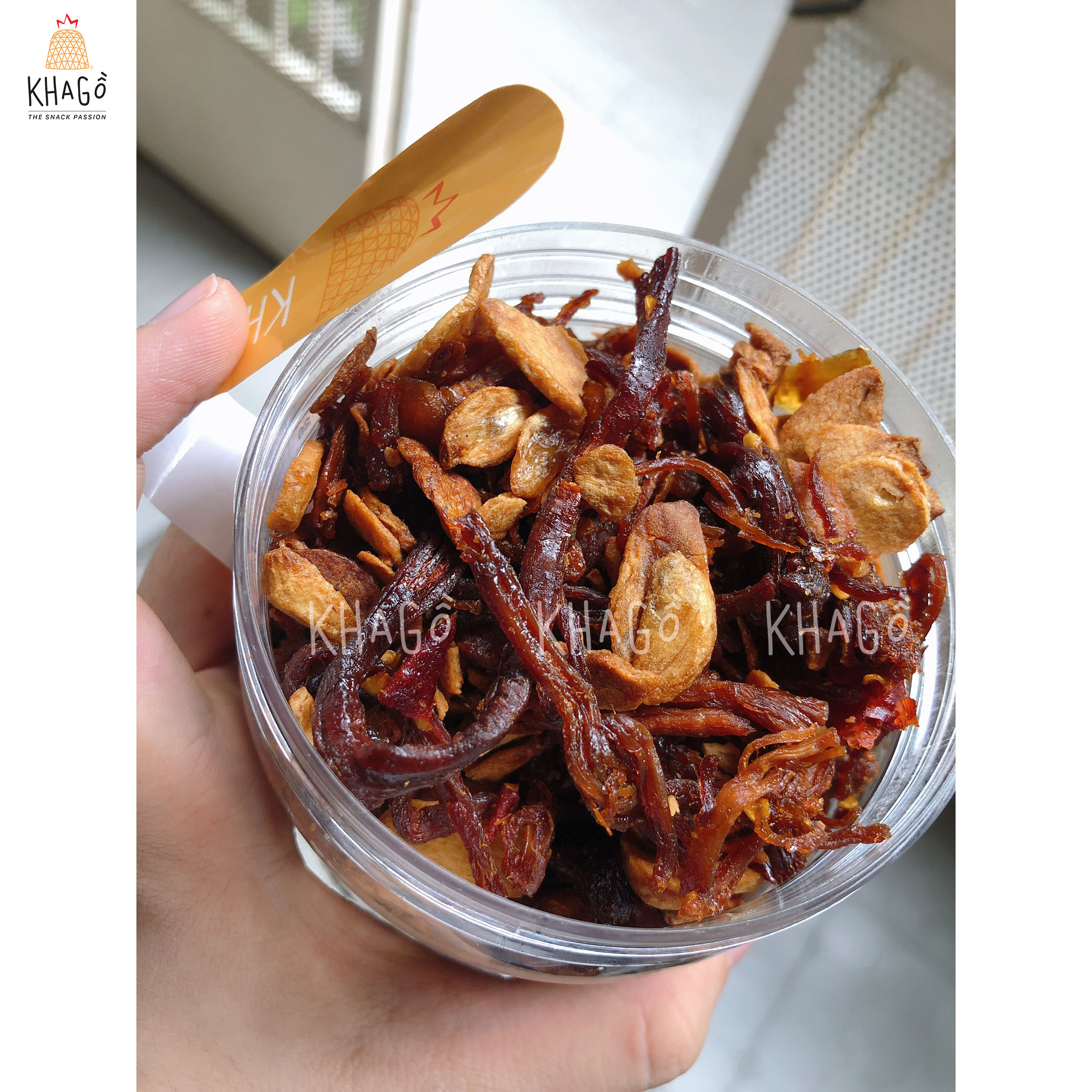 KHÔ HEO 300gr | KHA GỒ | Khô Heo Lăn Tỏi, Ăn Vặt Văn Phòng, Du Lịch, Tết, Sài Gòn Ngon