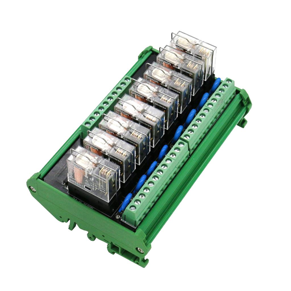 Mô-đun Tiếp Sức Omron 8 Kênh Tám Bảng điều Khiển Bảng điều Khiển DC 24V 10A