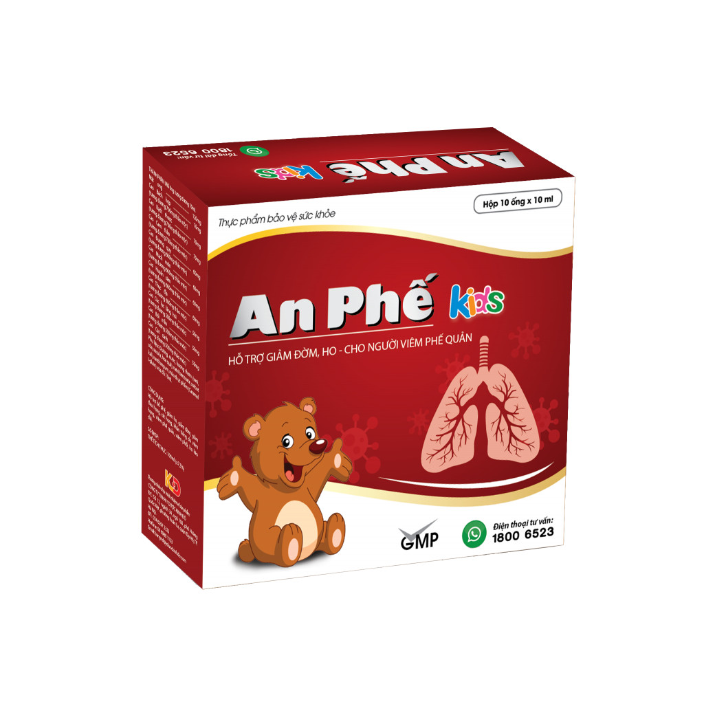 Combo Mua 6 Hộp Tặng 1 Hộp An Phế Kids - Hỗ Trợ Bổ Phế, Giảm Ho Đờm &amp; Đau Rát họng